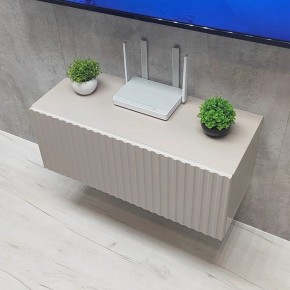 Тумба подвесная под ТВ LINES MTV1-MA 750 Бежевый (Леда-М 10.1.5) в Талице - talica.ok-mebel.com | фото 6