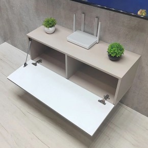 Тумба подвесная под ТВ LINES MTV3-MA 900 Бежевый (Леда-М 10.1.5) в Талице - talica.ok-mebel.com | фото 2