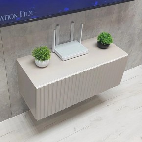 Тумба подвесная под ТВ LINES MTV3-MA 900 Бежевый (Леда-М 10.1.5) в Талице - talica.ok-mebel.com | фото 8