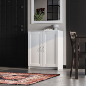 Тумба СИРИУС двухдверная, цвет белый в Талице - talica.ok-mebel.com | фото 4