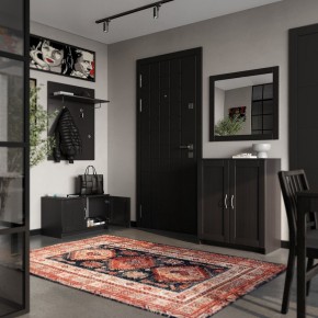 Тумба СИРИУС двухдверная, цвет Дуб Венге в Талице - talica.ok-mebel.com | фото 4