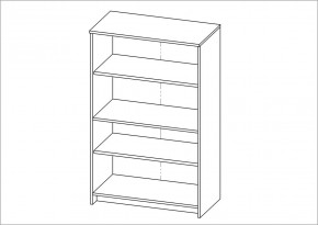 Тумба СИРИУС двухдверная высокая, цвет белый в Талице - talica.ok-mebel.com | фото 2