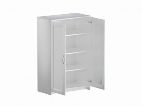 Тумба СИРИУС двухдверная высокая, цвет белый в Талице - talica.ok-mebel.com | фото 3