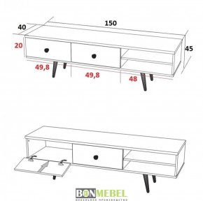 Тумба TV - 1 Art design в Талице - talica.ok-mebel.com | фото 5