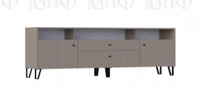 ОЛИВИЯ Тумба ТВ (Глиняный серый/Шарли Мокко) в Талице - talica.ok-mebel.com | фото