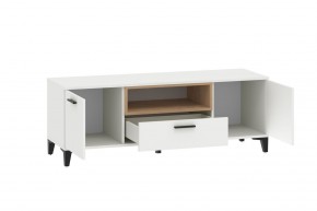 Тумба ТВА НМ 013.43 "Bergen" (Белый/Дуб бунратти) в Талице - talica.ok-mebel.com | фото 2