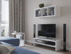 ТВ-тумба Энкель ТВ12, тамбурат, цвет белый в Талице - talica.ok-mebel.com | фото 4