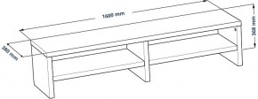 ТВ-тумба Энкель ТВ16, тамбурат, цвет белый в Талице - talica.ok-mebel.com | фото 3