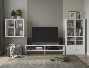 ТВ-тумба Энкель ТВ16, тамбурат, цвет белый в Талице - talica.ok-mebel.com | фото 4