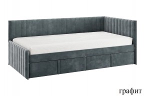 ТВИКС Кровать (тахта) с ящиками 900 (графит) в Талице - talica.ok-mebel.com | фото