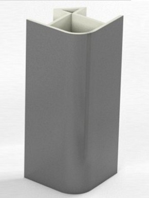 Угловое соединение для цоколя 90 гр. h150 мм (Алюминий, Белый, Черный, Сонома) в Талице - talica.ok-mebel.com | фото 1