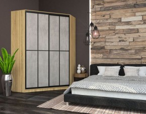 Угловой шкаф-купе Лофт (Дуб Сонома) в Талице - talica.ok-mebel.com | фото 12