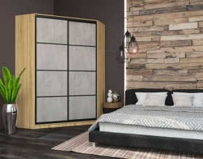 Угловой шкаф-купе Лофт (Дуб Сонома) в Талице - talica.ok-mebel.com | фото 13