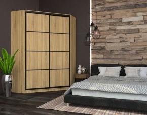 Угловой шкаф-купе Лофт (Дуб Сонома) в Талице - talica.ok-mebel.com | фото 9