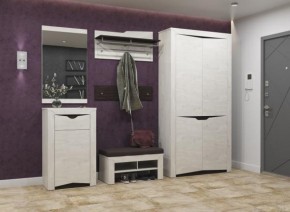 Вешалка 33.24 "Лючия" (бетон пайн белый / венге) в Талице - talica.ok-mebel.com | фото 2