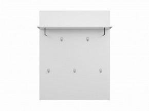 Вешалка СИРИУС настенная с полкой, цвет белый в Талице - talica.ok-mebel.com | фото