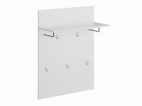 Вешалка СИРИУС настенная с полкой, цвет белый в Талице - talica.ok-mebel.com | фото 2