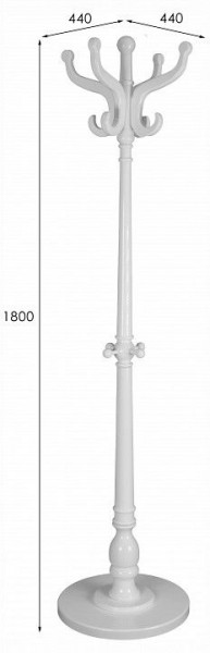 Вешалка-стойка В 1Н в Талице - talica.ok-mebel.com | фото 7