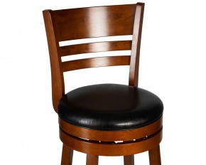 Вращающийся полубарный стул DOBRIN WILLIAM COUNTER, шоколад, черный в Талице - talica.ok-mebel.com | фото 7
