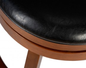 Вращающийся полубарный стул DOBRIN WILLIAM COUNTER, шоколад, черный в Талице - talica.ok-mebel.com | фото 8
