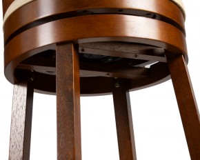 Вращающийся полубарный стул DOBRIN WILLIAM COUNTER, шоколад, кремовый в Талице - talica.ok-mebel.com | фото 10