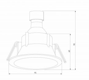 Встраиваемый светильник Elektrostandard Side 25059/01 в Талице - talica.ok-mebel.com | фото 6