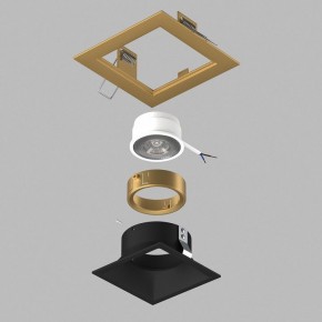 Встраиваемый светильник Lightstar Domino D51307GMOD в Талице - talica.ok-mebel.com | фото 3