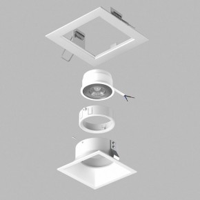 Встраиваемый светильник Lightstar Domino D51606WMOD в Талице - talica.ok-mebel.com | фото 2