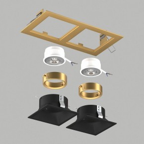 Встраиваемый светильник Lightstar Domino D5230707GMOD в Талице - talica.ok-mebel.com | фото 2