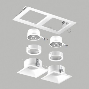 Встраиваемый светильник Lightstar Domino D5260606WMOD в Талице - talica.ok-mebel.com | фото 3