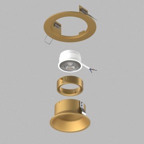 Встраиваемый светильник Lightstar Domino D61303GMOD в Талице - talica.ok-mebel.com | фото 3