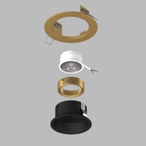 Встраиваемый светильник Lightstar Domino D61307GMOD в Талице - talica.ok-mebel.com | фото 3