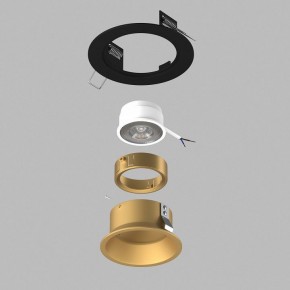 Встраиваемый светильник Lightstar Domino D61703GMOD в Талице - talica.ok-mebel.com | фото 3