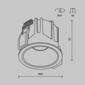 Встраиваемый светильник Maytoni Alfa LED DL043-01-10W4K-RD-B-1 в Талице - talica.ok-mebel.com | фото 11