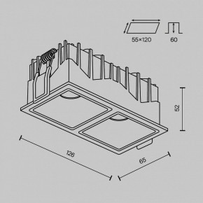 Встраиваемый светильник Maytoni Alfa LED DL043-02-10W4K-SQ-B-1 в Талице - talica.ok-mebel.com | фото 11