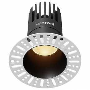 Встраиваемый светильник Maytoni Dip DL122-15W-2.7K-TRS-B в Талице - talica.ok-mebel.com | фото
