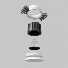 Встраиваемый светильник Maytoni Round DL058-12W2.7K-TRS-W в Талице - talica.ok-mebel.com | фото 5