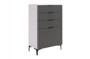 ЗЕФИР Гостиная К2 (белое дерево/черный муар) в Талице - talica.ok-mebel.com | фото 11