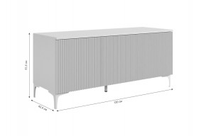 ЗЕФИР Гостиная К2 (белое дерево/черный муар) в Талице - talica.ok-mebel.com | фото 4