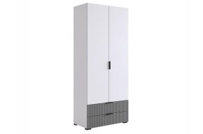 ЗЕФИР Шкаф двухдверный 108.01 (серый) в Талице - talica.ok-mebel.com | фото