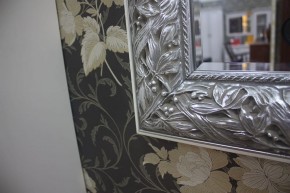 Зеркало большое Тиффани Premium черная/серебро (ТФ/02(П) в Талице - talica.ok-mebel.com | фото 3