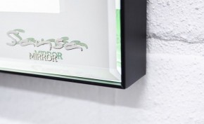 Зеркало Even 120 black с подсветкой Sansa (SE1053Z) в Талице - talica.ok-mebel.com | фото 3