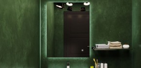 Зеркало Каракас 900х700 с подсветкой Домино (GL7043Z) в Талице - talica.ok-mebel.com | фото 7