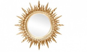 Зеркало круглое золото (1810(1) в Талице - talica.ok-mebel.com | фото